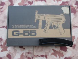 MP5 KURZ Type FM5K G-55 GBB 35bb Gas Magazine by Well